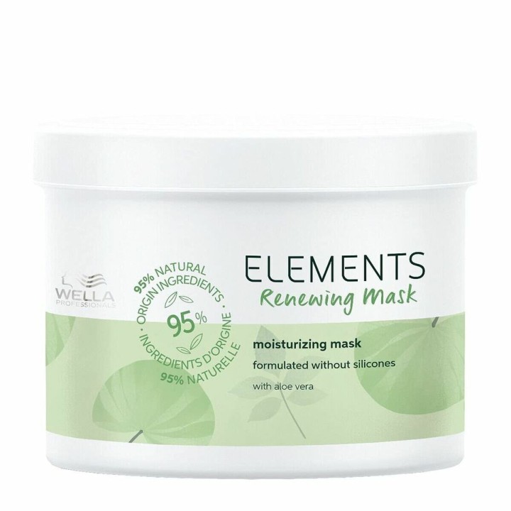 Regenererende Maske til Hårspidser Wella Elements (500 ml)