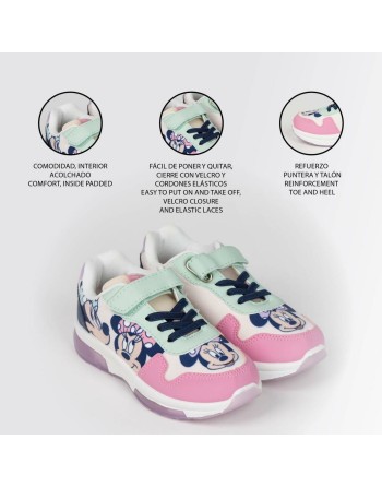 LED Trainers Minnie Mouse Pink