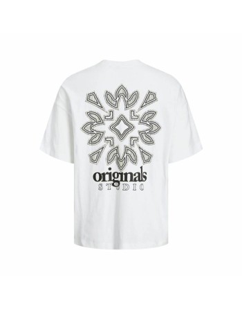 Maglia a Maniche Corte Uomo Jack & Jones bari Back Bianco Uomo