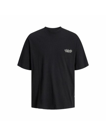 Maglia a Maniche Corte Uomo Jack & Jones bari Back Nero Uomo