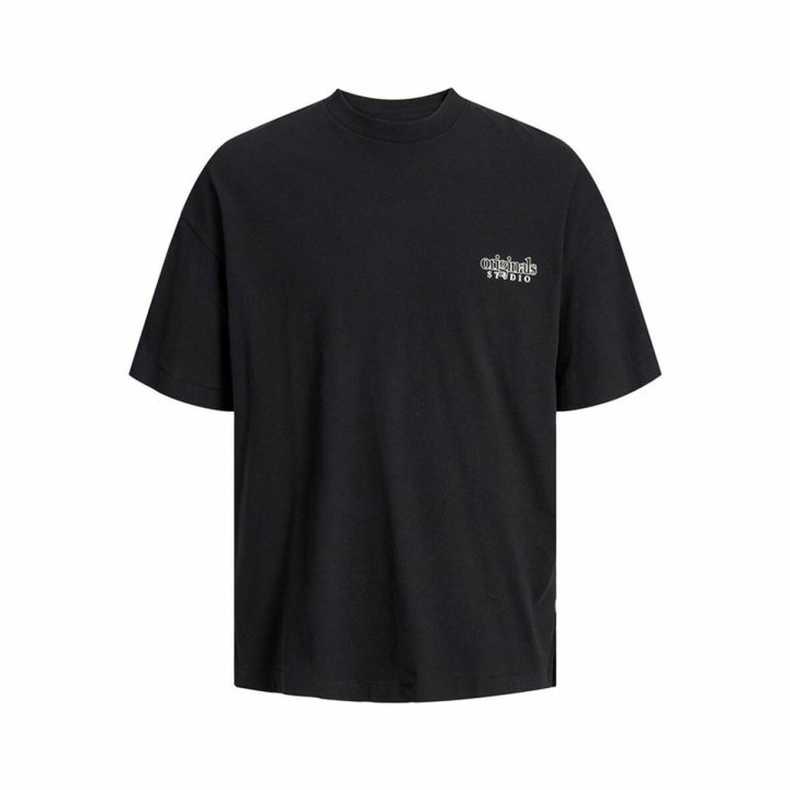 Kortærmet T-shirt til Mænd Jack & Jones bari Back Sort Mænd