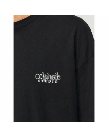 Maglia a Maniche Corte Uomo Jack & Jones bari Back Nero Uomo