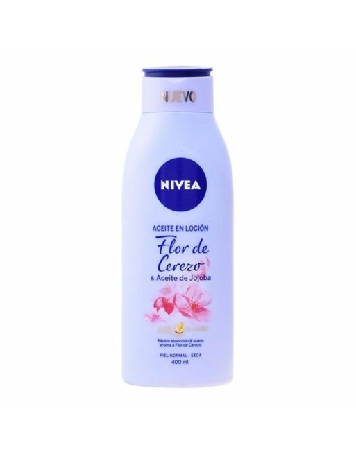 Aceite en Loción Flor de Cerezo y Aceite de Jojoba Nivea Aceite En Locion (400 ml) 400 ml
