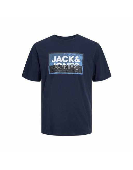 Maglia a Maniche Corte Uomo Jack & Jones logan Azzurro Uomo