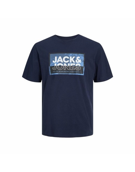 Maglia a Maniche Corte Uomo Jack & Jones logan Azzurro Uomo