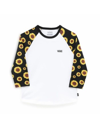 Maglia a Maniche Lunghe per Bambini Vans Sunlit Reglan Bianco
