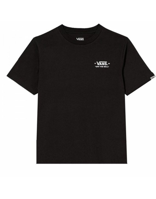 Child's Short Sleeve T-Shirt Vans Mini Scrip Black