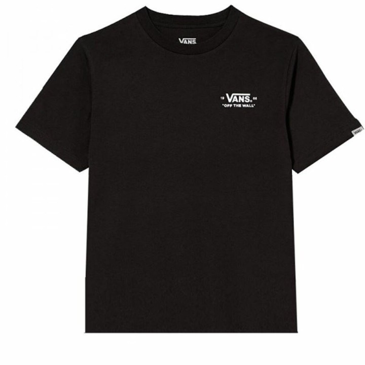 Børne Kortærmet T-shirt Vans Mini Scrip Sort