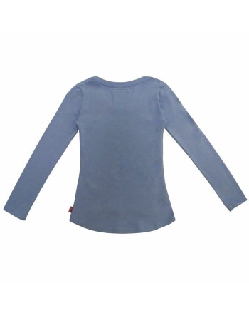 Maglia a Maniche Lunghe per Bambini Levi's Fille Blu Acciaio