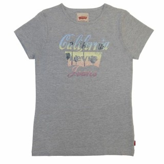 Børne Kortærmet T-shirt Levi's TSCalifornia Grå