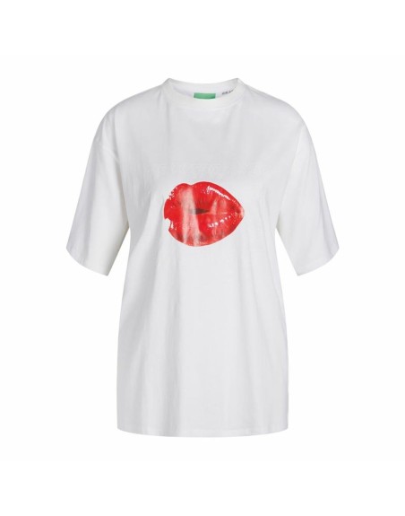 Maglia a Maniche Corte per Bambini Jack & Jones Jxkora Loose Bianco