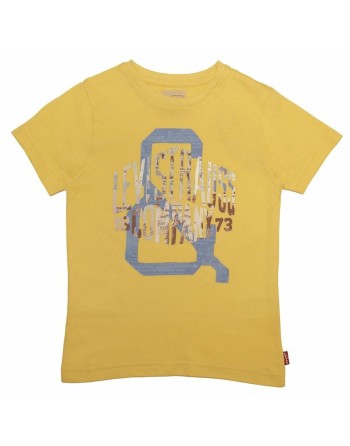 Maglia a Maniche Corte per Bambini Levi's Bianco