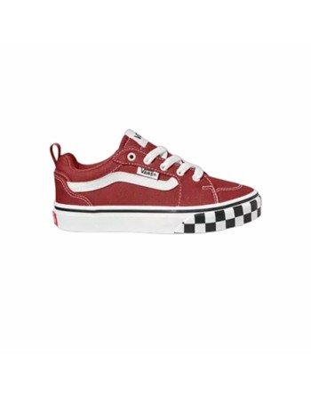 Scarpe da Tennis Casual Bambino Vans Filmore Check Bumper Dark Rosso Scuro