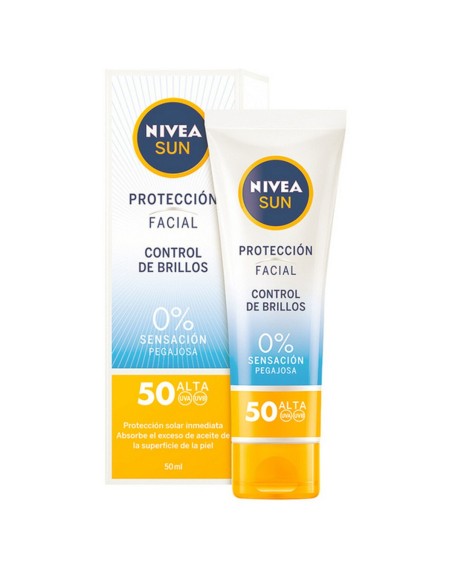 Solcreme til ansigtet Nivea SPF 50 (50 ml) (Unisex) (50 ml)