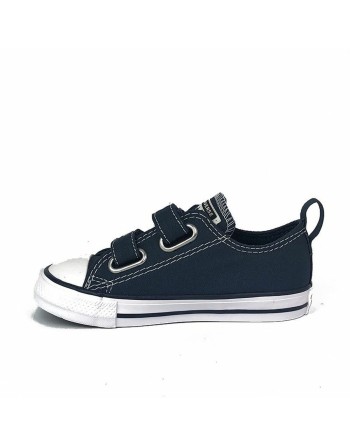 Scarpe da Tennis Casual Bambino Converse Chuck Taylor All Star Blu Marino Velcro