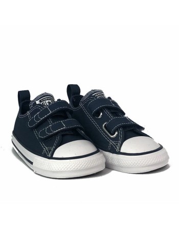 Scarpe da Tennis Casual Bambino Converse Chuck Taylor All Star Blu Marino Velcro