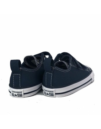 Scarpe da Tennis Casual Bambino Converse Chuck Taylor All Star Blu Marino Velcro
