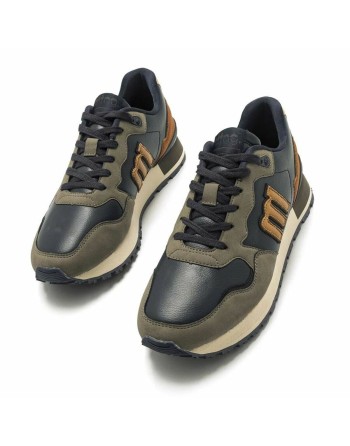 Zapatillas Casual Hombre Mustang Attitude Gris Oliva