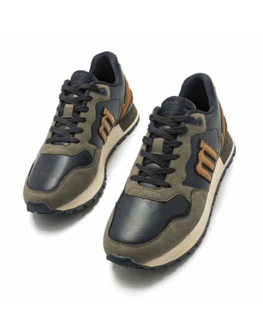 Herren Sneaker Mustang Attitude Grau Olive