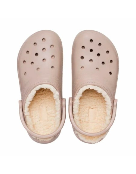 Zuecos Crocs Classic Lined Beige