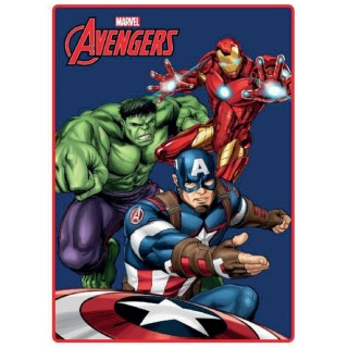 Tæppe The Avengers Super heroes 100 x 140 cm Multifarvet Polyester