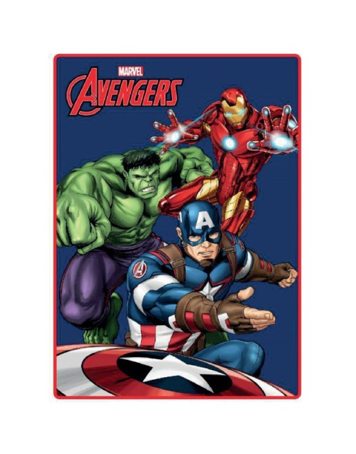 Coperta The Avengers Super heroes 100 x 140 cm Multicolore Poliestere