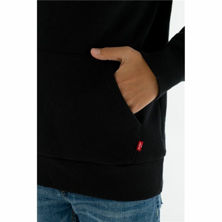 Hættetrøje til Børn S KNIT TOP Levi's 8E8778-023 Sort