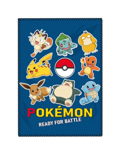 Decke Pokémon Pikachu 100 x 140 cm Bunt Polyester
