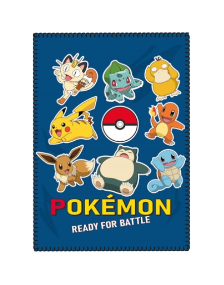 Couverture Pokémon Pikachu 100 x 140 cm Multicouleur Polyester