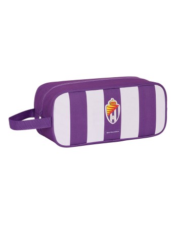 Travel Slipper Holder Real Valladolid C.F. White Purple 34 x 15 x 14 cm