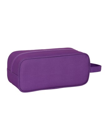 Range-Chaussures de Voyage Real Valladolid C.F. Blanc Violet 34 x 15 x 14 cm