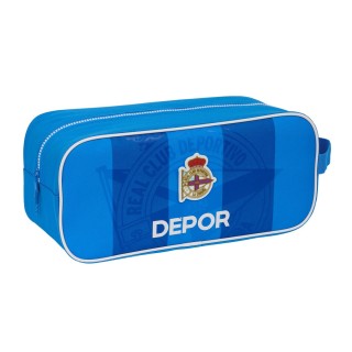 Rejseskotaske R. C. Deportivo de La Coruña Blå 34 x 15 x 14 cm
