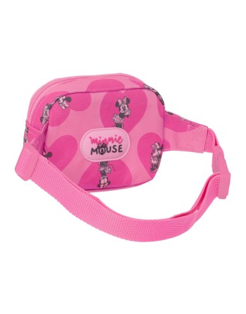 Sac banane Minnie Mouse Loving Rose 14 x 11 x 4 cm