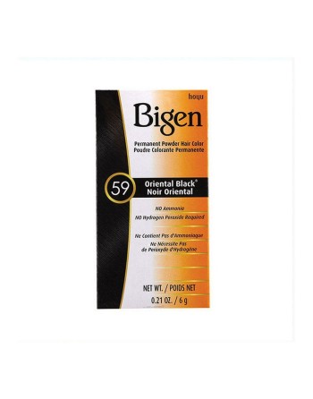 Teinture permanente Bigen 59 Oriental Sous forme de poudre Noir (6 g)