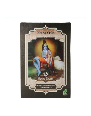 Semi-permanent Colourant Radhe Shyam Dark Brown Henna Powdered (100 g)