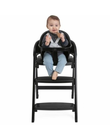 Trone Chicco Crescendo Lite cairo coal Sort Rustfrit stål