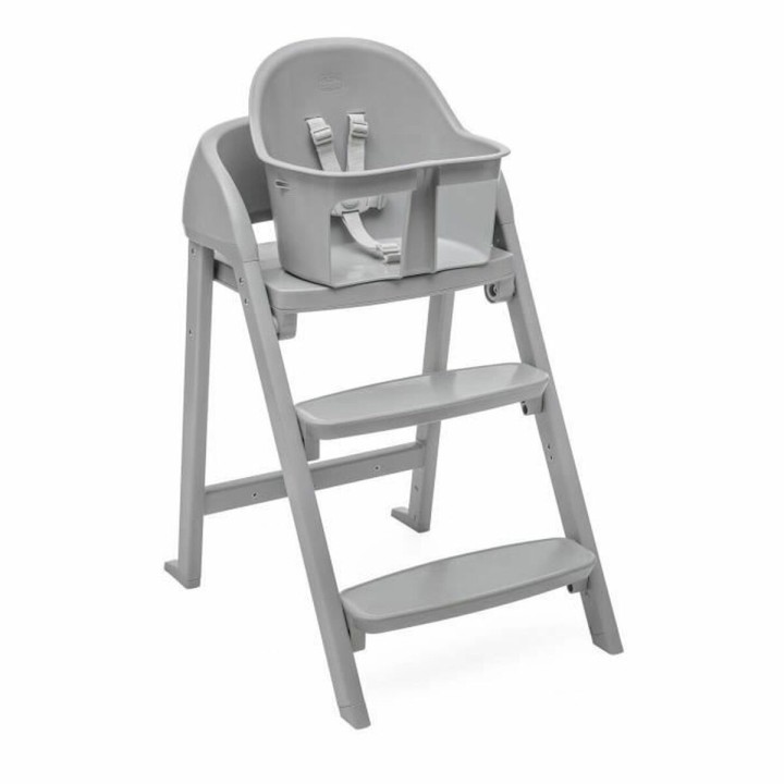 Trona Chicco Crescendo Lite MILAN MIST Acero Inoxidable