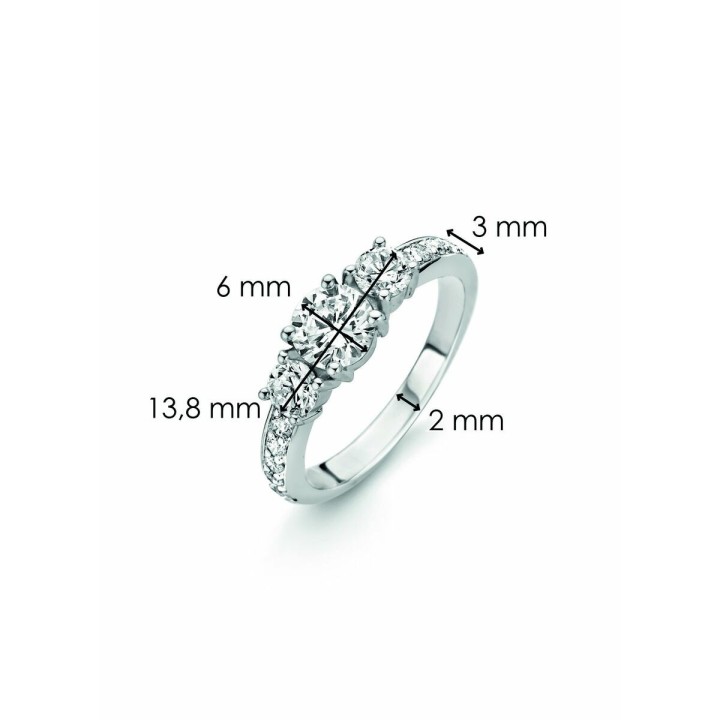 Ring til kvinder Ti Sento 12044ZI/58 18