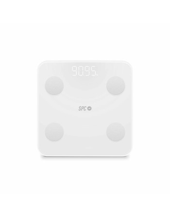 Bilancia Digitale da Bagno SPC ATENEA FIT 3 Bianco Vetro Temperato 180 kg 50 x 50 x 28 cm