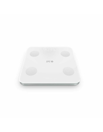 Balance Numérique de Salle de Bain SPC ATENEA FIT 3 Blanc Verre trempé 180 kg 50 x 50 x 28 cm