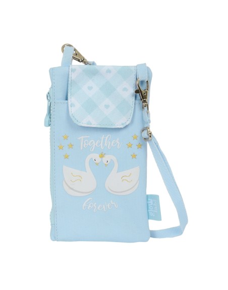 Purse Glow Lab Cisnes Mobile Bag Blue