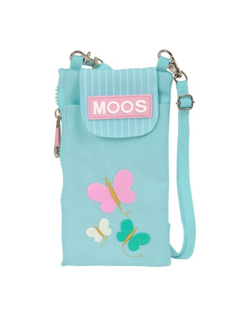 Purse Moos Butterflies Mobile Bag Blue