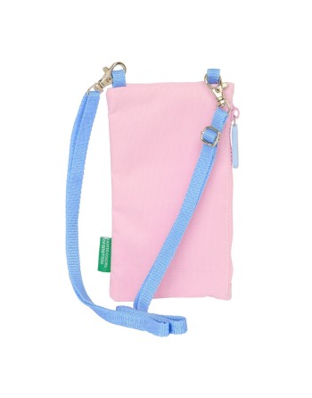 Geldbeutel Benetton Pink Mobile Tasche Rosa