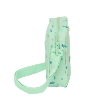 Borsa a Tracolla Safta Macchine Verde 16 x 18 x 4 cm