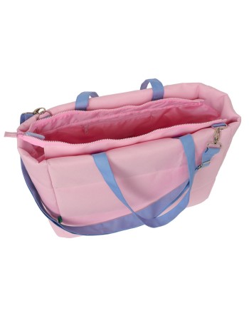 Bolso Benetton Pink Rosa 40 x 31 x 17 cm