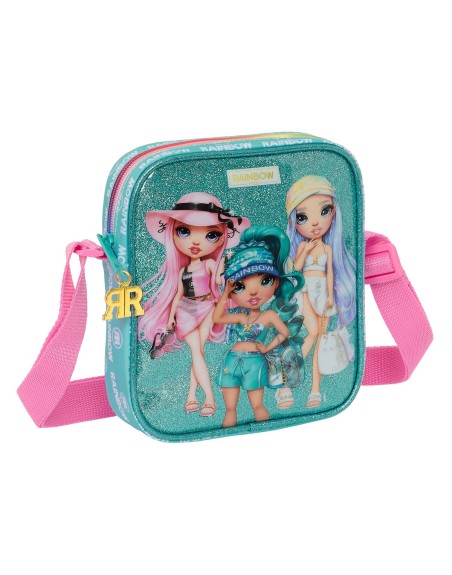 Borsa a Tracolla Rainbow High Paradise Turchese 16 x 18 x 4 cm