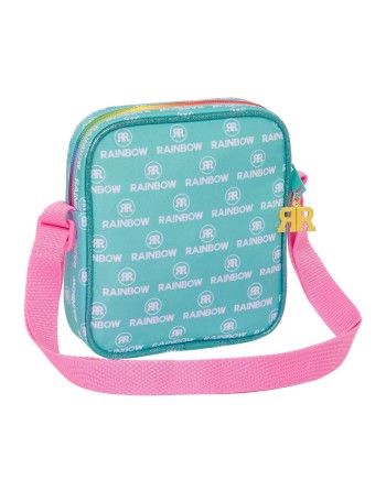 Bolso Bandolera Rainbow High Paradise Turquesa 16 x 18 x 4 cm