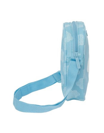 Skuldertaske Safta Skyer Blå 16 x 18 x 4 cm