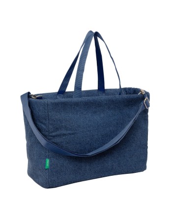 Håndtasker Benetton Denim Blå 40 x 31 x 17 cm