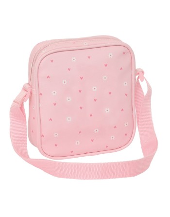 Bolso Bandolera Safta Conejo Rosa 16 x 18 x 4 cm